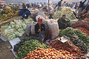 بخارا شهر جي سبزي بازار